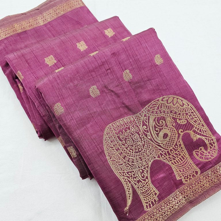 Kanchi Blended Trendy Tussar Silk Saree 865