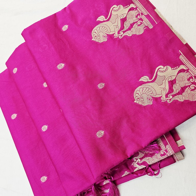 Kanchipuram Blended Tussar Silk Saree 475