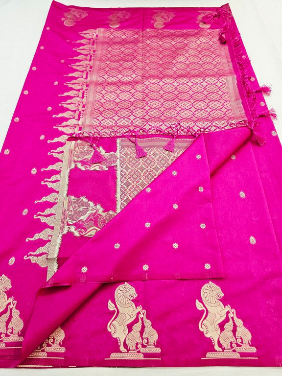Kanchipuram Blended Tussar Silk Saree 475