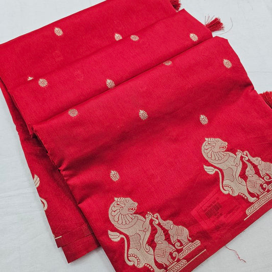 Kanchipuram Blended Tussar Silk Saree 480