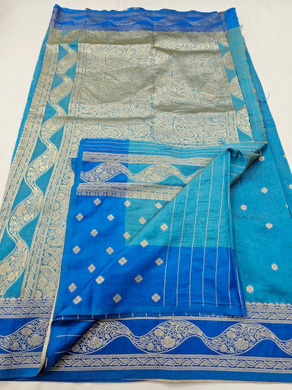 Kanchipuram Blended Tussar Silk Saree 488 – Kanchipuram Lakshaya Silks