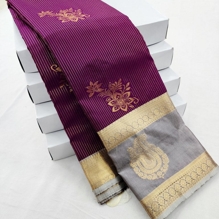 Kanchi Blended Vintage Vaira Oosi Silk Sarees 252