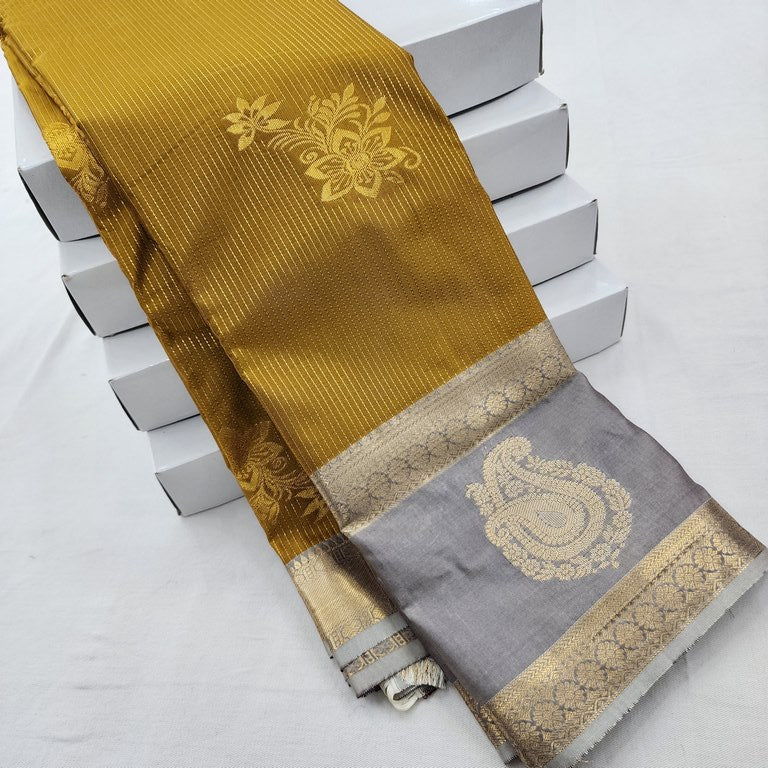 Kanchi Blended Vintage Vaira Oosi Silk Sarees 253