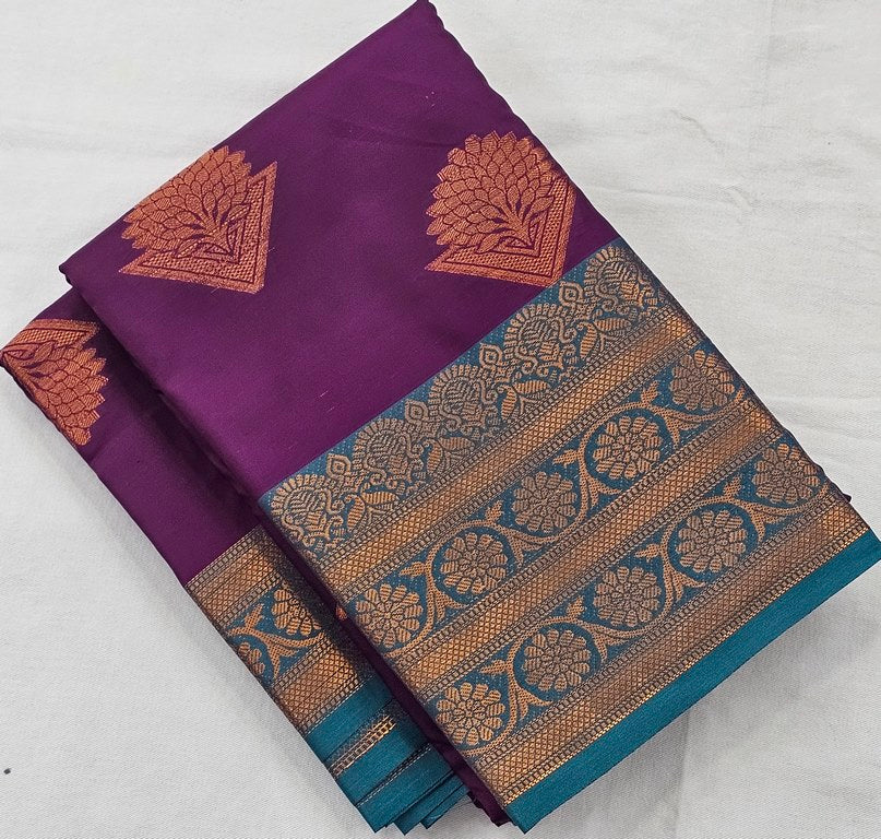 Kanchi Blended Trendy Fancy Butta Silk Saree 876