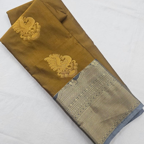 Kanchi Blended trendy Gape Border Silk Sarees 189