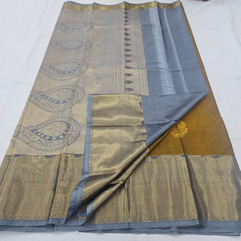 Kanchi Blended trendy Gape Border Silk Sarees 189