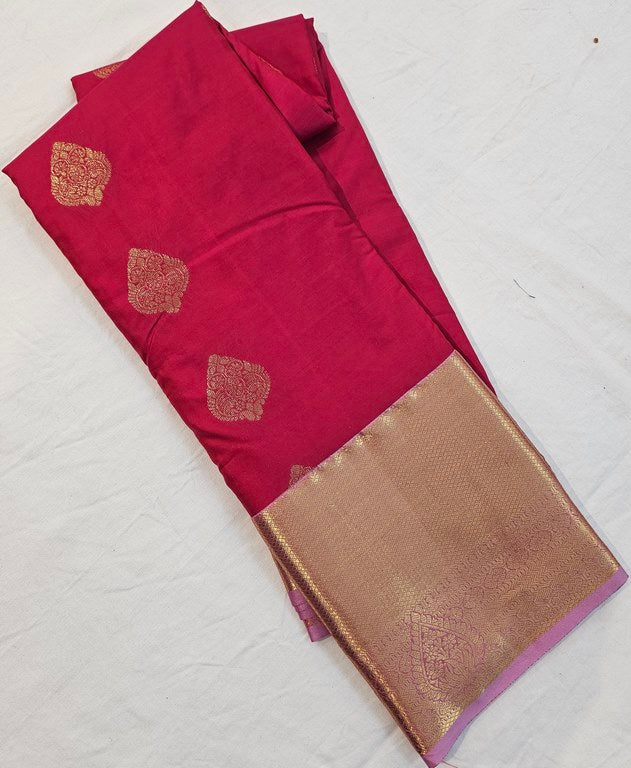 Kanchi Blended trendy Gape Border Silk Sarees 193