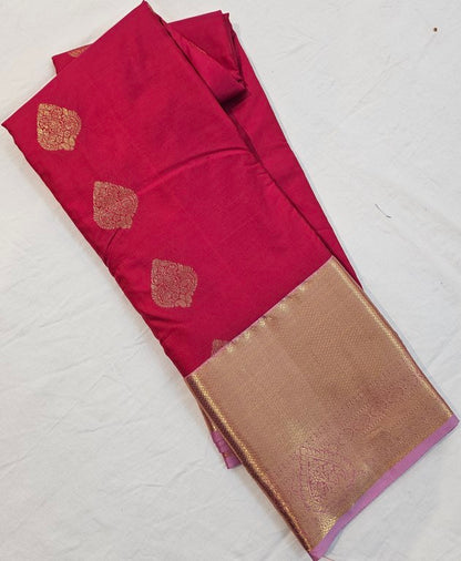 Kanchi Blended trendy Gape Border Silk Sarees 193 – Kanchipuram Lakshaya Silks