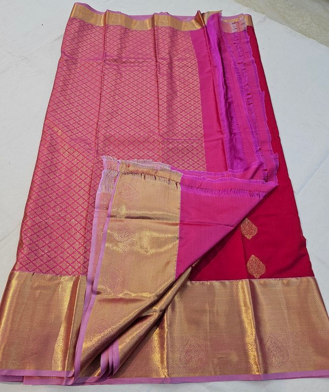 Kanchi Blended trendy Gape Border Silk Sarees 193