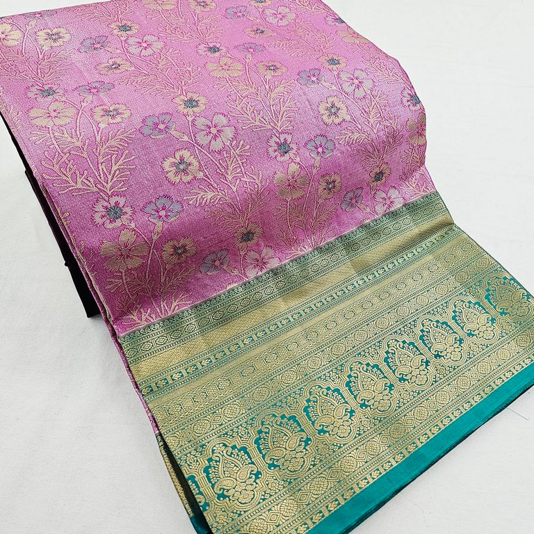 Kanchipuram Blended Tissue Silk Sarees 248