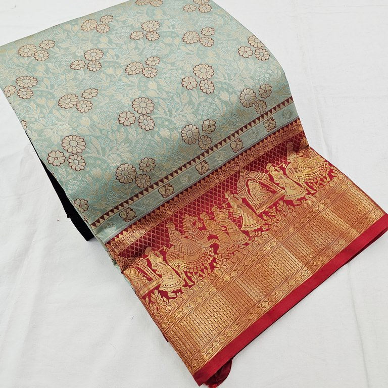 Kanchipuram Blended Tissue Silk Sarees 250