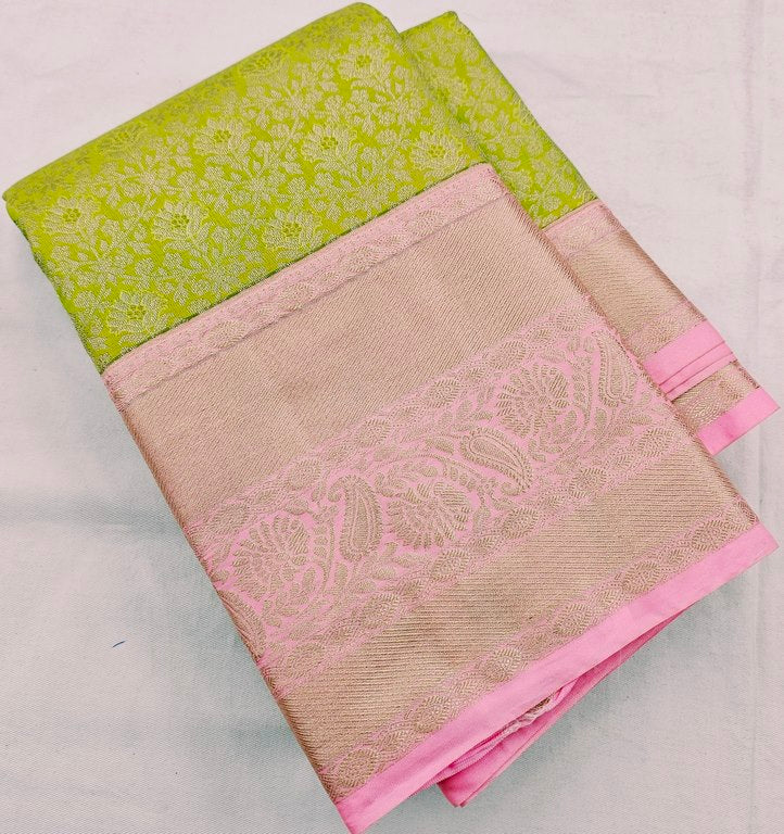 Kanchipuram Blended Tissue Silk Sarees 252
