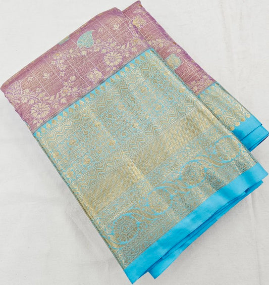 Kanchipuram Blended Tissue Silk Sarees 254