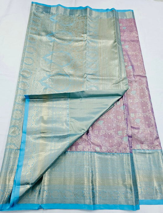 Kanchipuram Blended Tissue Silk Sarees 254