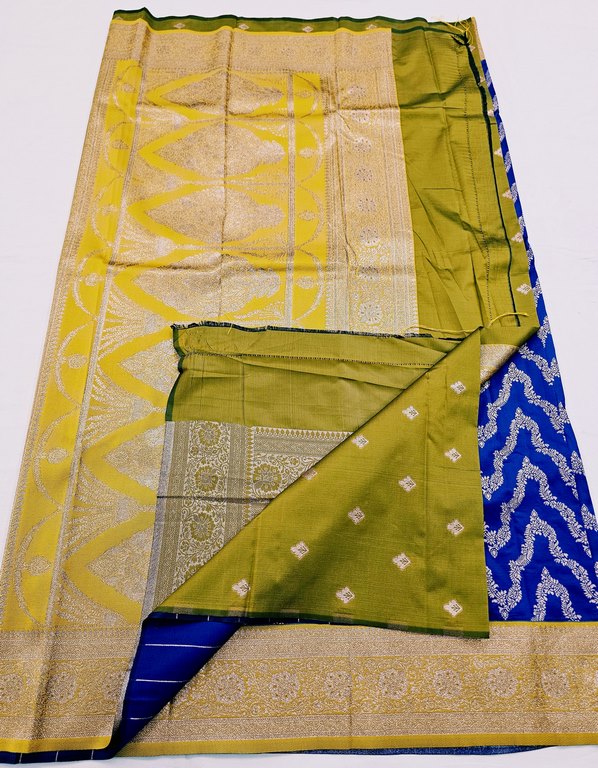 Kanchi Blended Fancy Semi Soft Silk Saree 718
