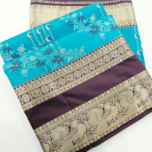Kanchipuram Blended Bridal Silk Sarees 263