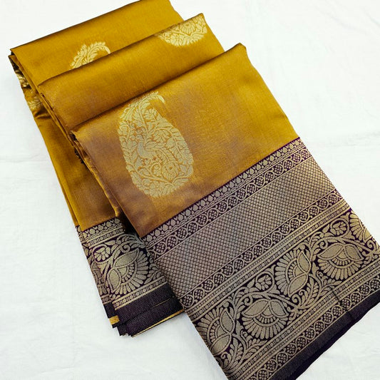 Kanchi Blended Trendy Fancy Butta Silk Saree 880