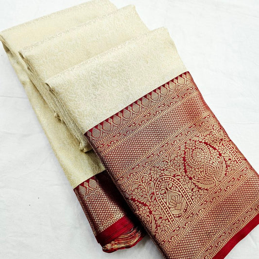 Kanchipuram Blended Korvai Bridal Silk Sarees 255