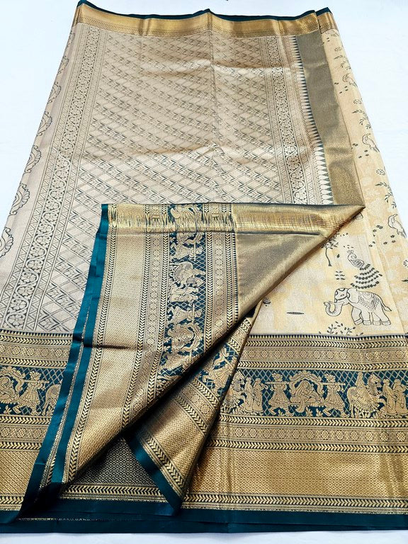 Kanchipuram Blended Bridal Silk Sarees 268