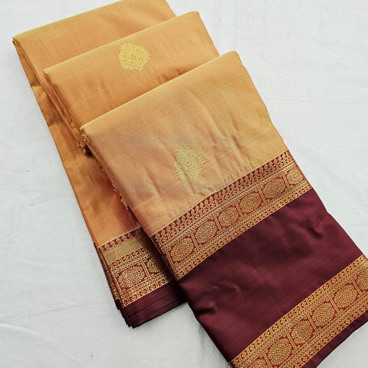 Kanchipuram Blended Gape Border Silk Sarees 258