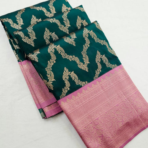 Kanchi Blended Fancy Semi Soft Silk Saree 721 – Kanchipuram Lakshaya Silks