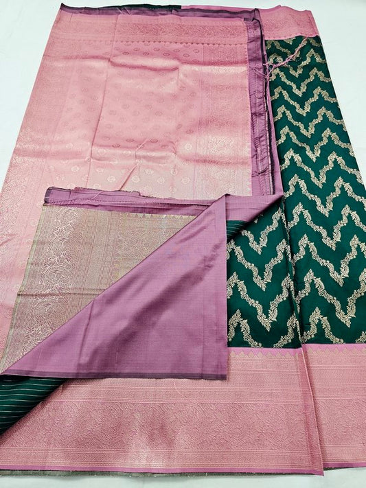 Kanchi Blended Fancy Semi Soft Silk Saree 721 – Kanchipuram Lakshaya Silks
