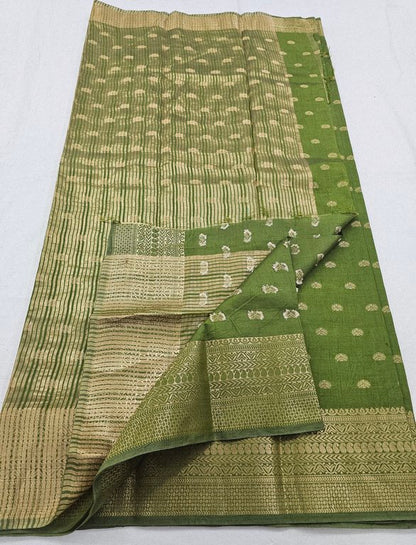 Kanchi Blended Trendy Tussar Silk Saree 881 – Kanchipuram Lakshaya Silks