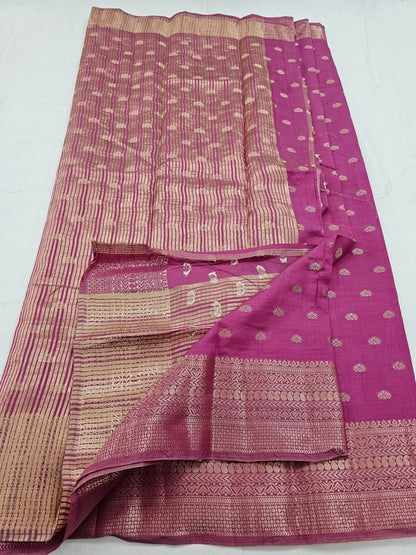 Kanchi Blended Trendy Tussar Silk Saree 882 – Kanchipuram Lakshaya Silks