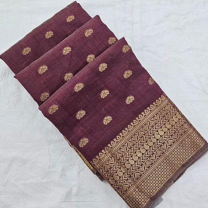 Kanchi Blended Trendy Tussar Silk Saree 887 – Kanchipuram Lakshaya Silks