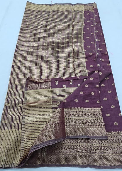 Kanchi Blended Trendy Tussar Silk Saree 887 – Kanchipuram Lakshaya Silks