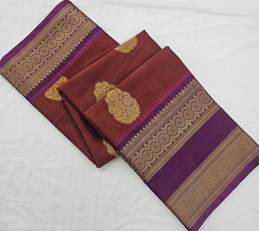 Kanchipuram Blended Fancy Soft Silk Sarees 1264