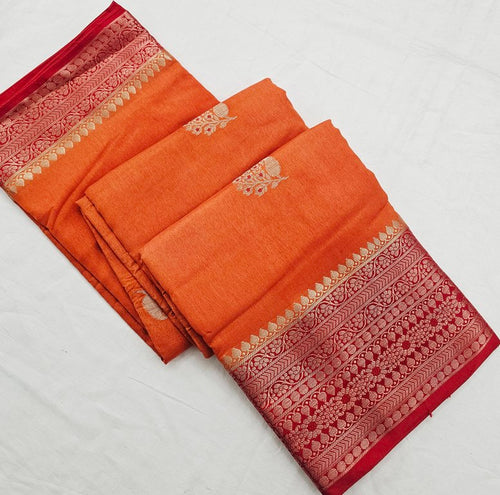 Kanchipuram Blended Fancy Soft Silk Sarees 1266 – Kanchipuram Lakshaya Silks