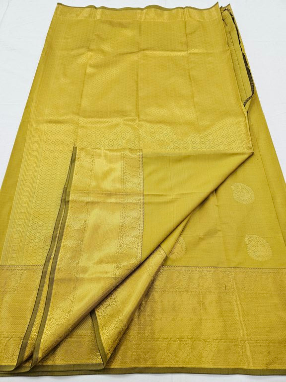 Kanchipuram Blended Self Butta Silk Sarees 1267