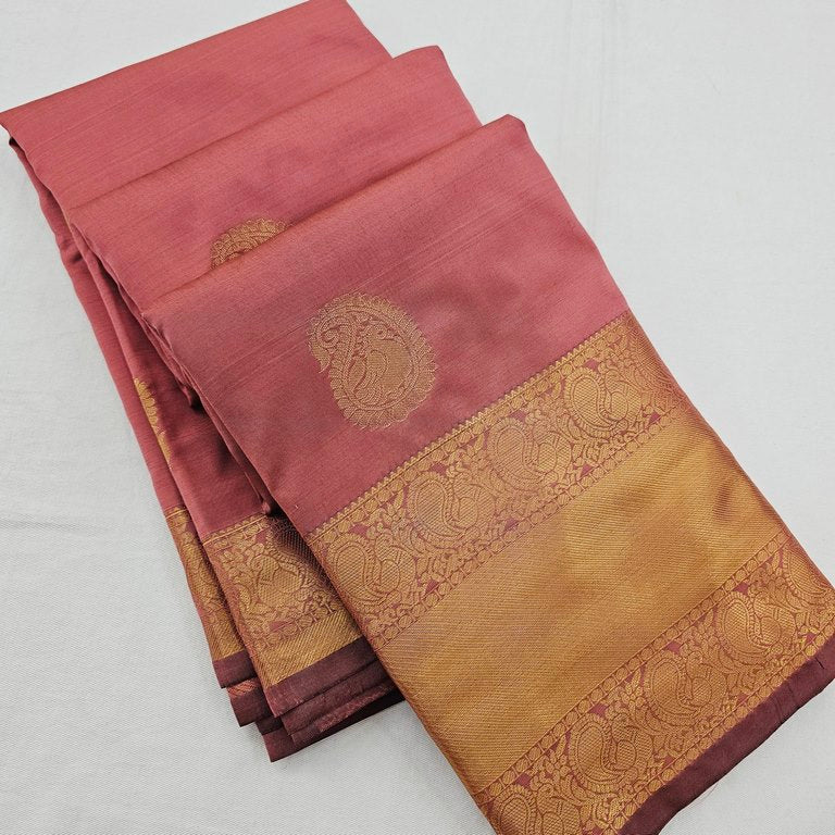 Kanchipuram Blended Self Butta Silk Sarees 1268
