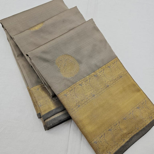 Kanchipuram Blended Self Butta Silk Sarees 1269
