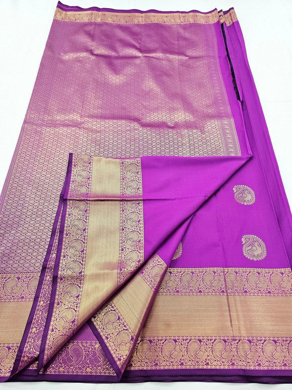 Kanchipuram Blended Self Butta Silk Sarees 1270
