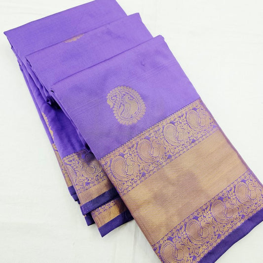 Kanchipuram Blended Self Butta Silk Sarees 1271