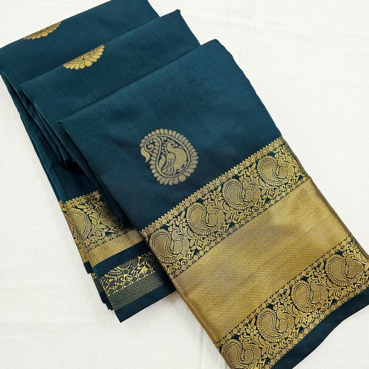 Kanchipuram Blended Self Butta Silk Sarees 1274
