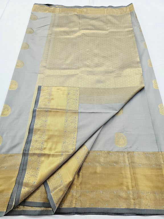 Kanchipuram Blended Self Butta Silk Sarees 1275