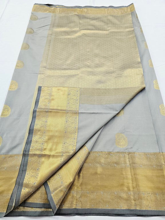 Kanchipuram Blended Self Butta Silk Sarees 1275 – Kanchipuram Lakshaya Silks