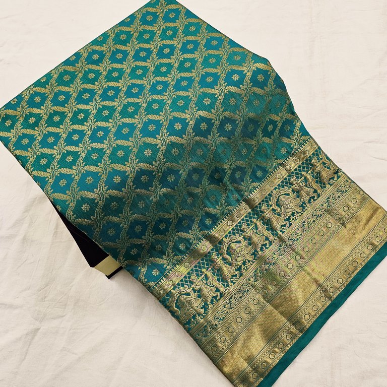 Kanchipuram Blended Trendy Bridal Silk Sarees 271