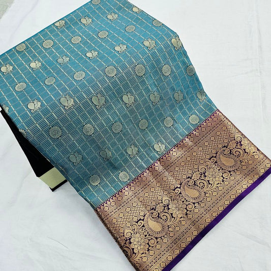 Kanchipuram Blended Vintage Bridal Silk Sarees 272