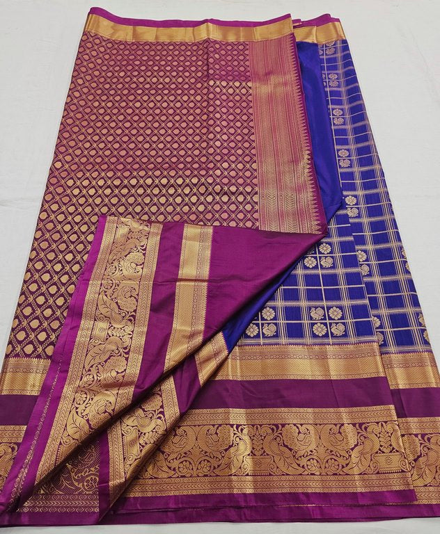 Kanchipuram Blended Vintage Bridal Silk Sarees 275