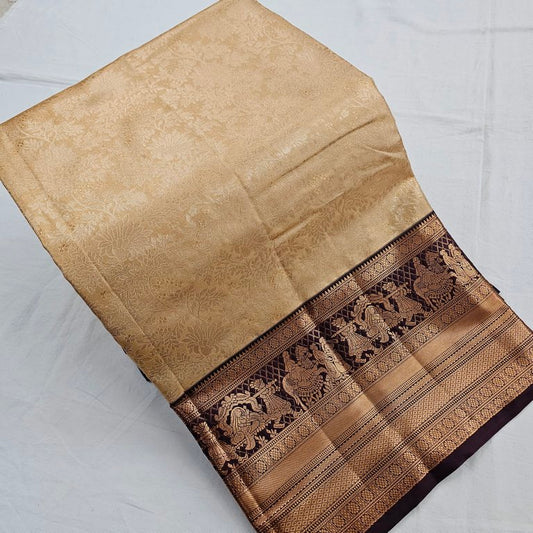 Kanchipuram Blended Tissue Bridal Silk Sarees 279