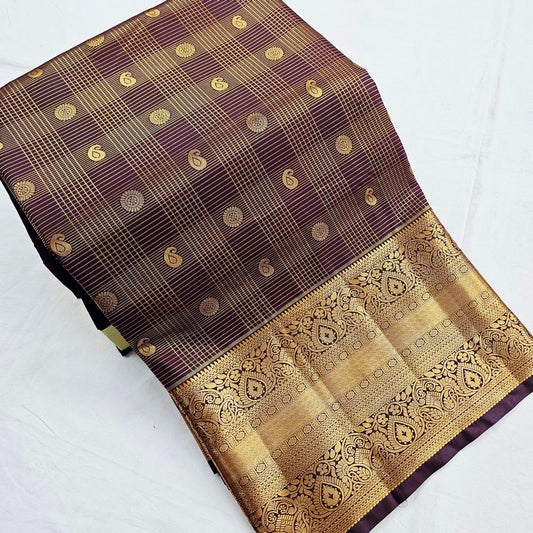 Kanchipuram Blended Vintage Bridal Silk Sarees 280