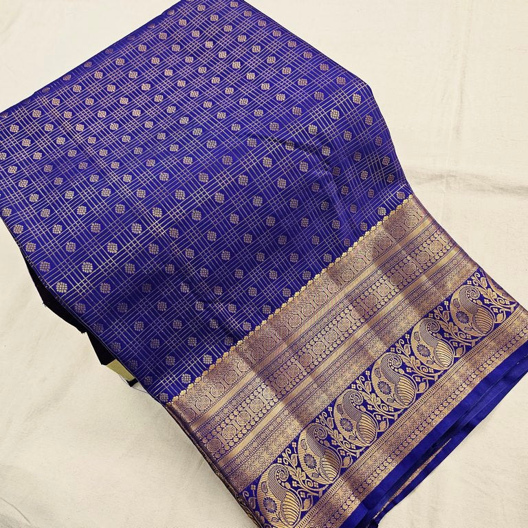Kanchipuram Blended Vintage Bridal Silk Sarees 281