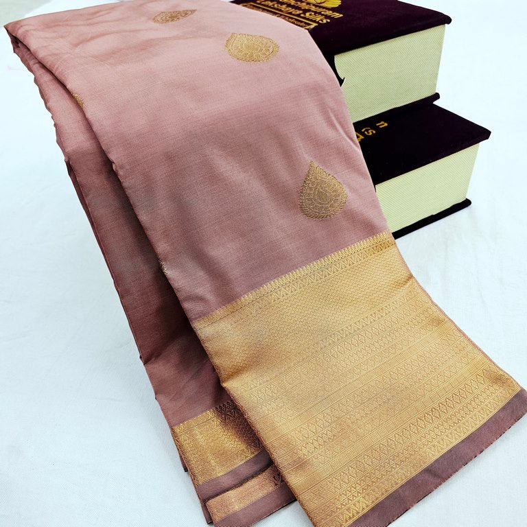 Kanchipuram Blended Self Butta Silk Sarees 1289