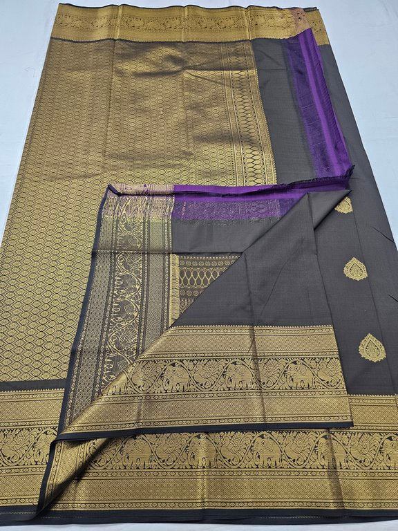 Kanchipuram Blended Self Butta Silk Sarees 1278