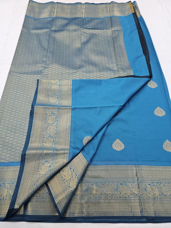 Kanchipuram Blended Self Butta Silk Sarees 1287