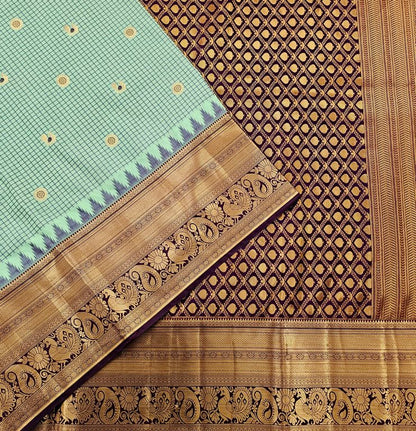 Trendy Kanchipuram Blended Vintage Bridal Silk Sarees 005